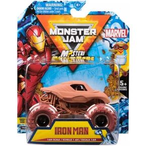 Monster Jam Marvel Series 1 Truck 2 Hero Die-Cast Monster Truck, Mystery Mudders Wash to Reveal, 1:64 Scale