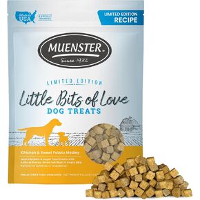 Muenster Beef & Sweet Potato Freeze Dry Dog Congs (5 أوقية) - معطف صحي ، مفاصل وهضم ، للتدريب أو الوجبة ، أجزاء صغيرة من Love Limited Edition - مصنوعة في الولايات المتحدة الأمريكية