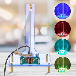 مجموعة ممارسة Swing Soldering ، icstation electromagnetic swing soldering مشروع DIY Sway Sway مع RGB LED ضوء المذبذب الإلكترونية طقم لحام المدار