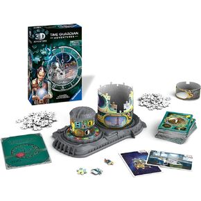 Ravensburger Time Guardian Adventures: Mayhem on the Moon - 11541 - مغامرة ألغاز ثلاثية الأبعاد تعاونية مستوحاة من ألعاب الهروب لمدة 1 إلى 4 لاعبين - تتراوح أعمارهم بين 12+