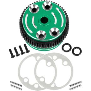 RC التفاضلي حالة مع ترقيات التروس التفاضلية لـ COG لـ 1/10 Slash 2WD ، Rustler 2WD VXL ، Stampede VXL ، Stampede XL-5 ، Bandit RC Car ، حالة تفاضلية مختومة ، أحمر