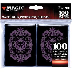 7Gypsies Ultra Pro - Magic: The Gathering Mana 7 100ct Card Sleves Swamp - حماية بطاقاتك بتكنولوجيا Chromafusion ، وأكمام البطاقات ، حماية من البلى أثناء اللعب وتخزين البطاقات