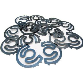 CKPSMS Brand -Bobbin Case Springs (No-Back-Lash) تعمل لحالة الباتبة ذات النمط M مع قطرها 1 "(25.4 مم) متوافق مع/بديل لـ Juki Brand Singer Machine Type Foot Foot Machine (100pcs)