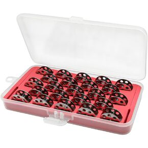 FBSHICUNG 23 PCS M TYPE BARGE Steel BOKBIN WITH SAVERS HOLDASE ORPERTIONIZER FOR JUKI DU-141 DU-1181N CONSEW 205RB ، 206RB