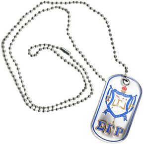 Greekgear Sigma Gamma Rho Reversible Dog Tags