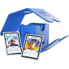 Star Wars Unlimited Twin Suns Deck POD - Premium Deck Box with UV-Protected Card Cases, Holds 100 Double-Sleeved Cards, Designed for The Star Wars Unlimited TCG, Blue Color, Made by Gamegenic