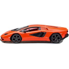 Lambo Countach LPI 800-4 Orange مع Red Interior Special Edition 1/18 Diecast Model Car 31459or