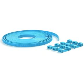 Lashing Straps,Reusable Nylon Strapping Kit Long Heavy Duty Tie Down Flat Rope Cargo Strap with Quick Release Ratchet Buckles - 26 Ft/Roll (1 Roll/Pack,Without Scissors)