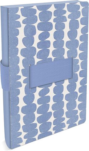 Studio Oh! Mothers Day Gifts Casey Notebook with Phone Holder - Stylish Design with Elastic Loops, 192 Lined Pages, 100 GSM, Coptic Binding - Ideal for Professionals, Students, Travelers - Darling Dots in Kuwait