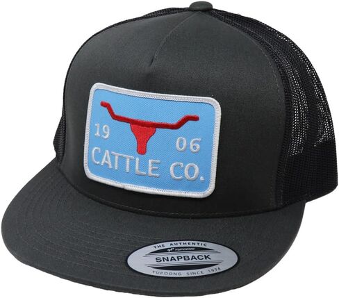 WHISKEY BENT HAT CO. 5-Panel Chisholm 1983 Cattle Co Logo Patch Snapback Hat in Kuwait