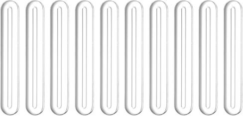 uxcell Wall Protector from Furniture, Clear Furniture Bumpers Silicone Rubber Wall Bumper Guards Cabinet Door Bumper Adhesive Wall Protector Bumpers, 3.94''L x 0.63''W x 0.2''T, 18 Pcs in Kuwait