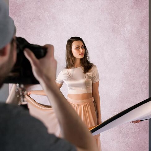 Mocsicka Light Grey Photography Backdrops Light Grey Texture Abstract Photo Backdrop Vintage Headshot Portrait Background for Photography Studio Props(Light Grey, 5x7ft) in Saudi Arabia