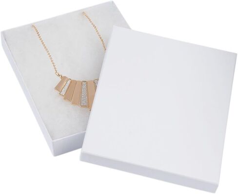 Cotton Filled Kraft Jewelry Boxes - 7" x 5½" x 1" - Case of 100 in Kuwait