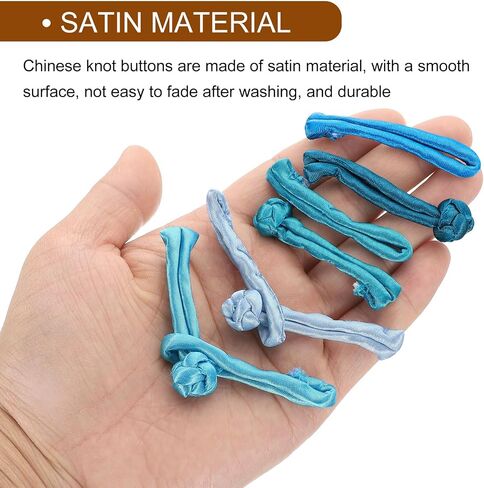 uxcell Chinese Knots Sewing Buttons Closure, Sewing Buttons Fasteners for DIY Cheongsam Tang Suit Cloak Coats Bridal Costumes Outfit in Saudi Arabia
