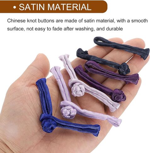 uxcell Chinese Knots Sewing Buttons Closure, Sewing Buttons Fasteners for DIY Cheongsam Tang Suit Cloak Coats Bridal Costumes Outfit in Saudi Arabia