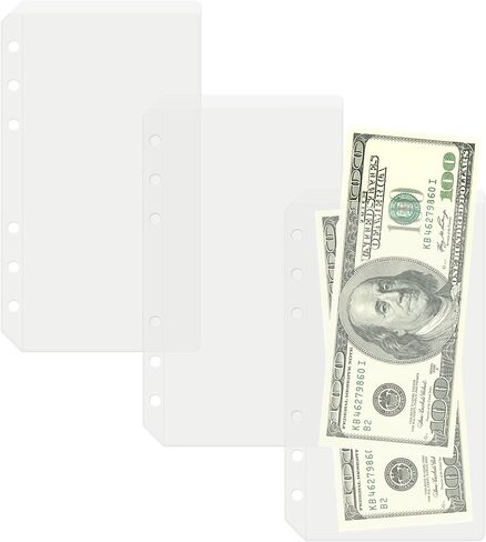 Discagenda Clear Card حامل A5 (5.8 × 8.3 بوصة) ، 3 حزمة ل 6 حلقات منظم مخطط مونيرنر الشخصي in Kuwait