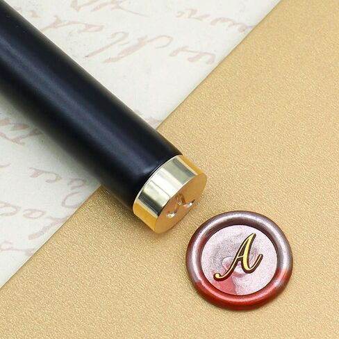 Letter C Wax Seal Stamp - Mini Initial Sealing Wax Stamp, 0.47 Inch/12mm Brass Capital Letter with Handle for Party Invitations, Envelopes, and Letters in Saudi Arabia