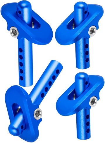 Aluminum Front Rear Body Posts Mount Shell Column Fixing Bracket Upgrades Part for 1/10 OUTCAST 4WD 4S BLX, VORTEKS 4X2 BOOST MEGA/4X4 3S BLX, Replaces ARA320453, ARA320357, Silver in Kuwait