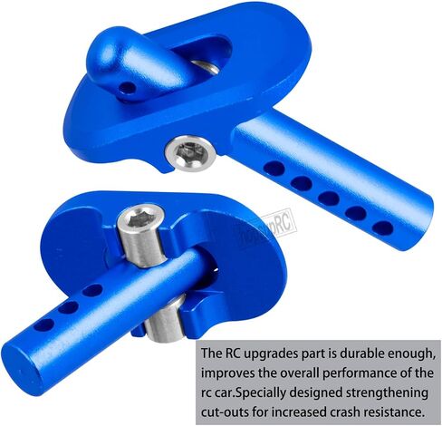 Aluminum Front Rear Body Posts Mount Shell Column Fixing Bracket Upgrades Part for 1/10 OUTCAST 4WD 4S BLX, VORTEKS 4X2 BOOST MEGA/4X4 3S BLX, Replaces ARA320453, ARA320357, Silver in Kuwait