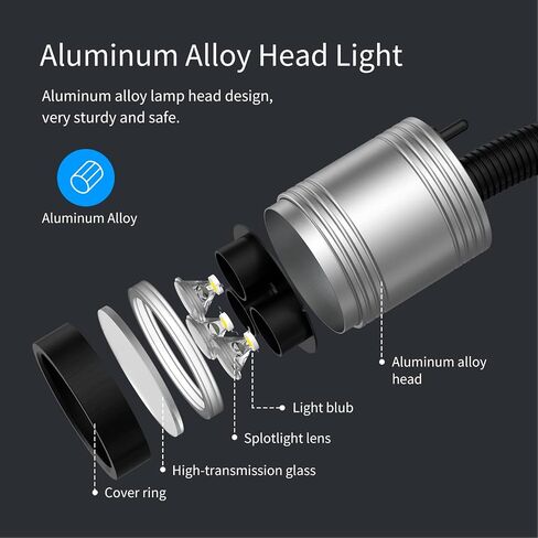 led work lights, IP65magnetic work light, 1200 lumen work lights for mechanics, magnetic base for milling machines, machine lights for workbenches and basements in Kuwait