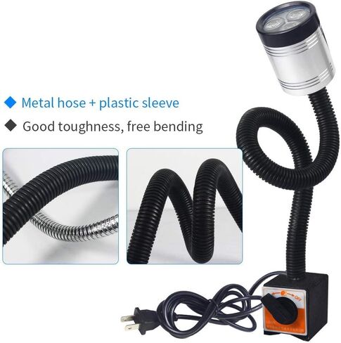 led work lights, IP65magnetic work light, 1200 lumen work lights for mechanics, magnetic base for milling machines, machine lights for workbenches and basements in Kuwait
