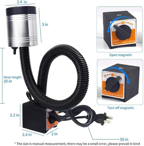 led work lights, IP65magnetic work light, 1200 lumen work lights for mechanics, magnetic base for milling machines, machine lights for workbenches and basements in Kuwait