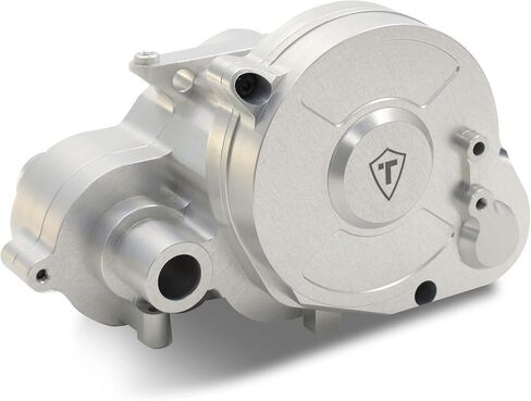 TREAL Ryft Transmission Gearbox W/Motor Mount, Aluminum 7075 CNC Machined Transmission Housing Set for 1/10 Axial RBX10 Ryft Upgrades (Silver) in Kuwait