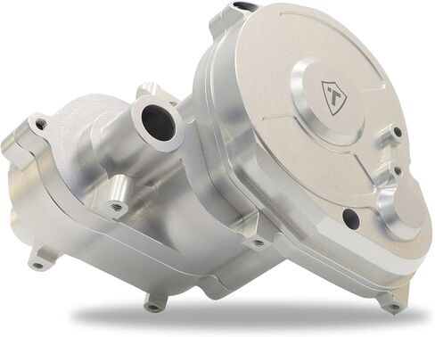 TREAL Ryft Transmission Gearbox W/Motor Mount, Aluminum 7075 CNC Machined Transmission Housing Set for 1/10 Axial RBX10 Ryft Upgrades (Silver) in Kuwait