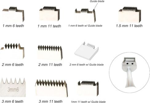 Crosshatch Cutting blade Cross-Cut Blades 1-edge Cross-Cut Blade (2 mm / 11 teeth) in Kuwait