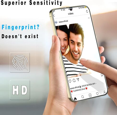 Slanku [3 Pack Screen Protector for Samsung Galaxy S24 FE 5G Tempered Glass, No Bubbles, Anti-Scratch, Easy to install in Kuwait