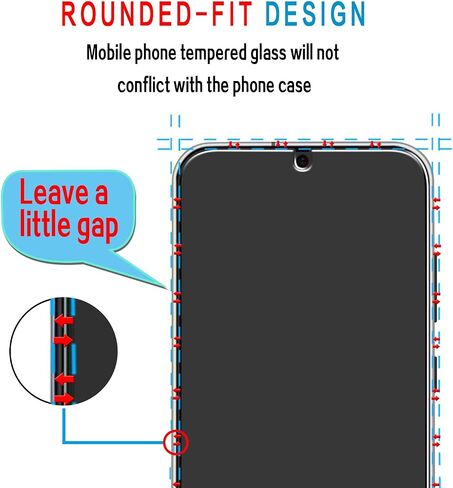 Slanku [3 Pack Screen Protector for Samsung Galaxy S24 FE 5G Tempered Glass, No Bubbles, Anti-Scratch, Easy to install in Kuwait