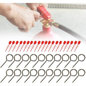 Fire Extinguisher Pull Pins & Tamper Seals Kits for Boat Emergency Rescues, 20 Sets (B)