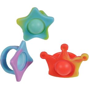 Fun Express Lotsa Popps Popping Toy Toy Rings - 24 قطعة