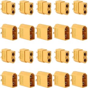 10 Pairs XT60 Connector XT60 Male Female Bullet Connectors Power Plugs for RC Lipo Battery Motor