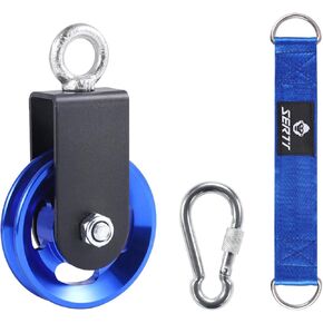 Cable Pulley Wheel for Home Gym Pulley System, Upgraded 90mm Aluminium Alloy Gym Pulley for Maximum 660LBS Load