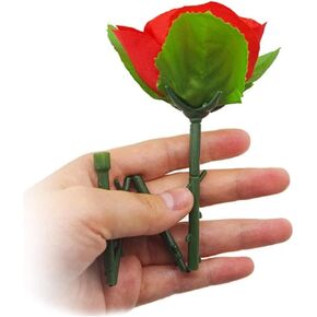 wsnming 5 أجهزة مركزية قابلة للطي الظهور Rose Flower Magic Tricks Toys Excessories Props for Stage Bar Party Home عروض الشارع