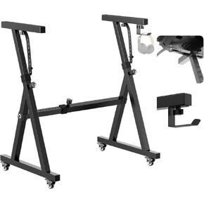 Z Style Adjustable & Portable Heavy Duty Music Stand for Piano Keyboards, Fits 49/61/76/88 Keys, Folding for Travel & Storage in Kuwait