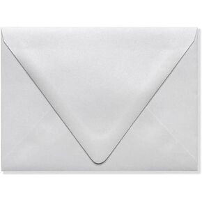 LUXPaper A6 Contour Flap Invitation Envelopes | 4 3/4" x 6 1/2" | Gold Metallic | 80lb. Text | 50 Qty