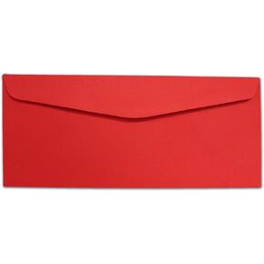 Desktop Publishing Supplies Red #10 Business Envelopes - 25 Pack - Holiday, Valentine's Day, Business