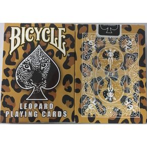 Bicycle Leopard Deck Playing Cards - Leopard Skin Back Design