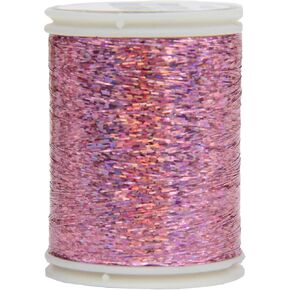 Threadart Sparkle Holographic Shimmer Thread - 300 Meters - Black