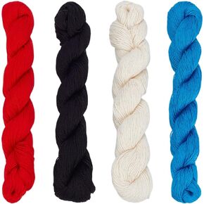 FreeBloss 4 PCS Sashiko Thread in