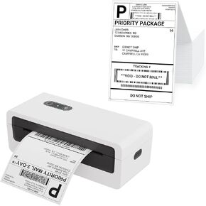 Jiose Bluetooth Shipping Printer Thermal Label و 500 علامة شحن في الحزمة