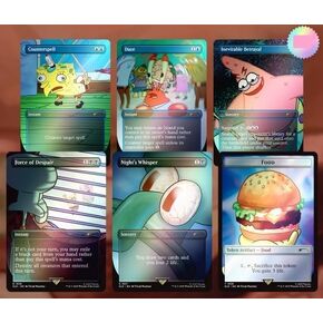 MTG Secret Lair: Secret Lair X Spongebob Squarepants: Sensation Internet (Foil Edition)