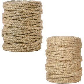 5mm Twisted Jute Twine and 5mm Braided Jute Twine