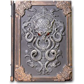 Cthulhu Notebook Premium 3D Relief Relief-Leaf Leaf Notebook Retro Style Mystique Mystique Girtcover Hardcover Sketchbook Hardcover Paint