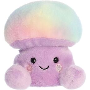 AURORA® ASODENS PALL PALS ™ LUNETTE Mushroom ™ محشو بالحيوان - اللعب بحجم الجيب - متعة قابلة للتحصيل - PURPLE 5 بوصات