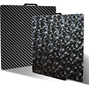 3D Printer Build Plate for Bambu Lab A1/X1/X1C/X1E/X1/P1P/P1S,Flexible Double Sided Smooth PEY Build Plate,3D Printer Spring Steel Sheet Plate Removable Platform(PEY-Circle+PEY-Starry) in Kuwait