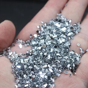 1000pcs لامعة راينستون الأظافر الأحجار الكريهة ثلاثية الأبعاد للأظافر 2-3 مم لامع لامع الفضة أبيض متعدد الأشكال ديكور الأظافر ، x-small