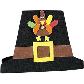Pilgrim Hat Craft Kit - Crafts for Kids and Fun Home Activities